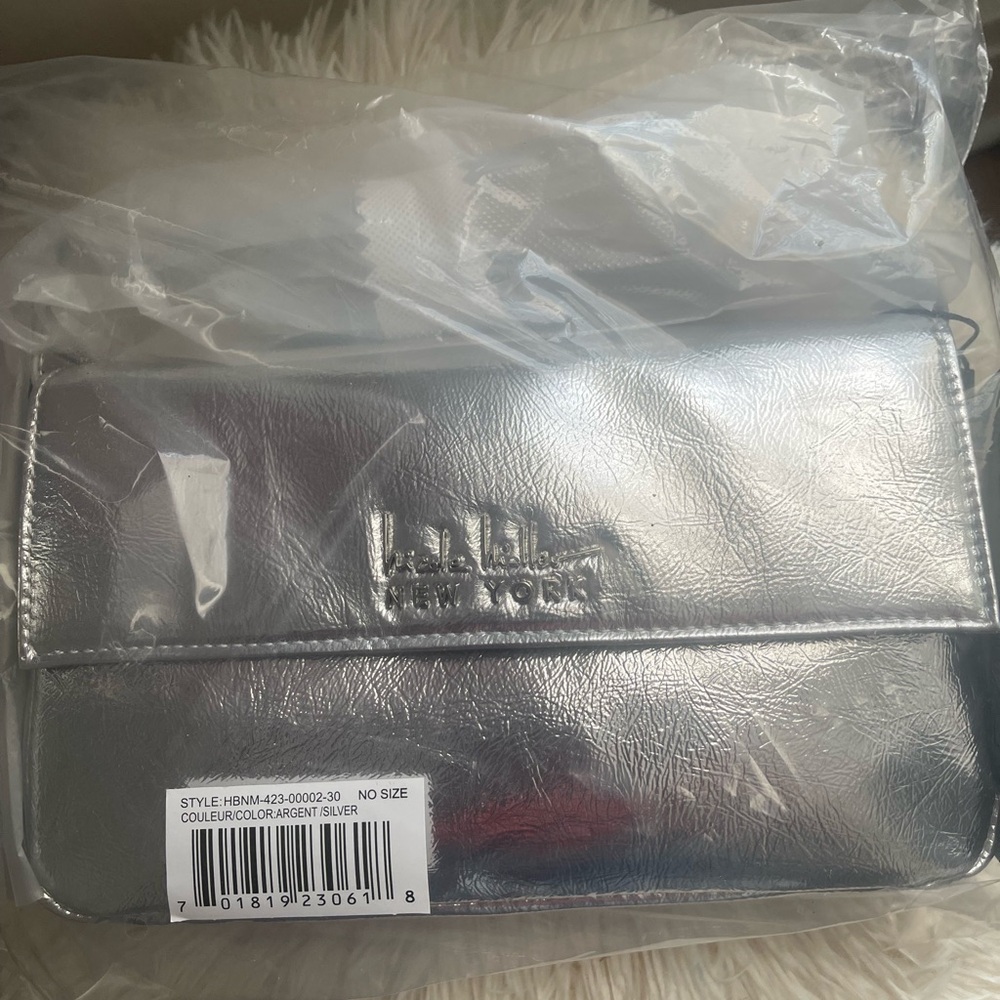 Nicole Miller Silver Handbag